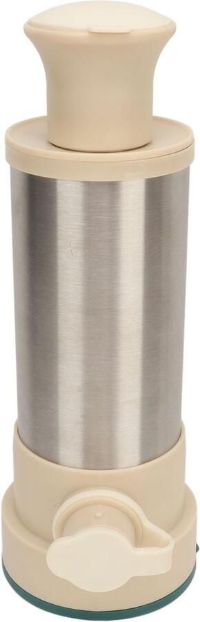 Worstvuller RVS Worstmaker Machine Zelf Worsten Maken Met Gehaktbalgereedschap 25x9.5 cm Zilver