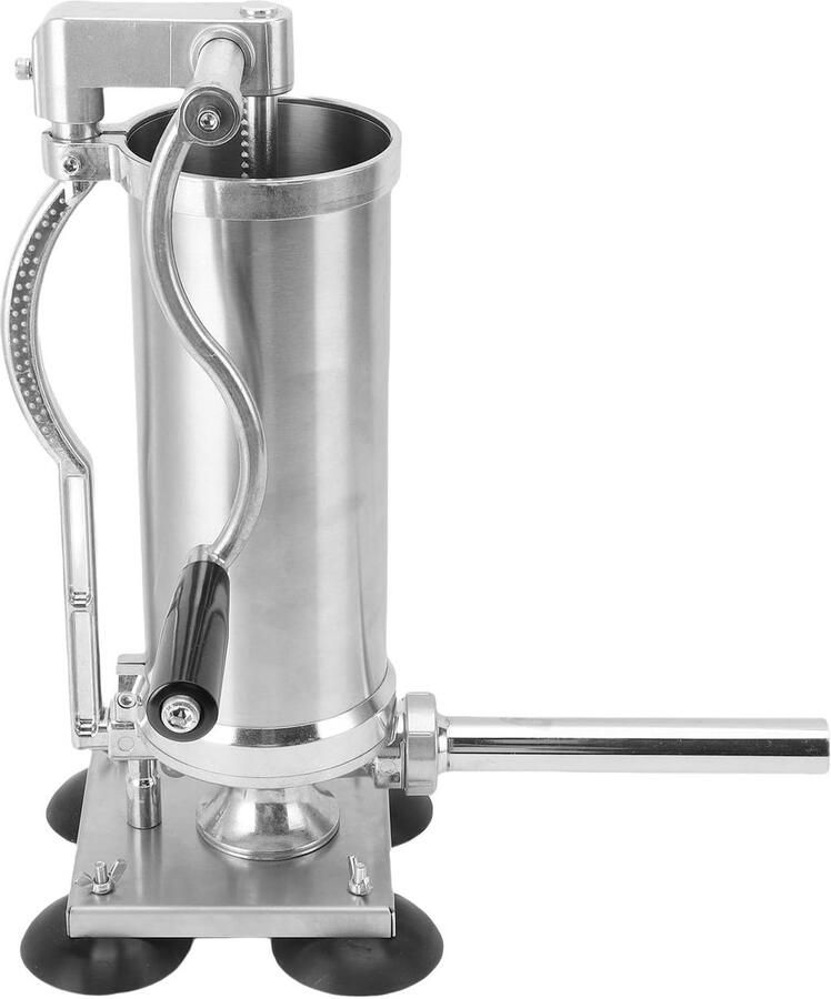 Worstvuller Vleesmolen Zelf Worst Maken Grote Capaciteit 2 Liter Zilver