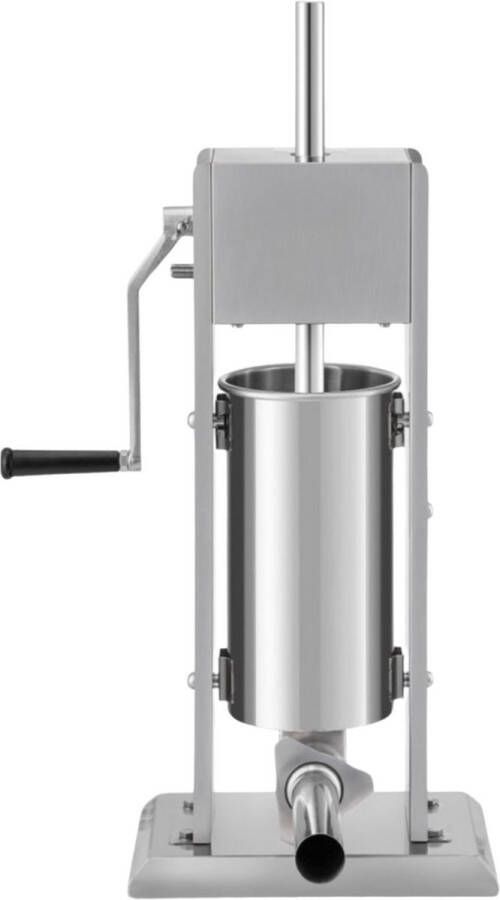 Worstvuller Worstenmaker Worstenvulmachine 5L Handmatig PRO Met 4 Maten Vulbuizen