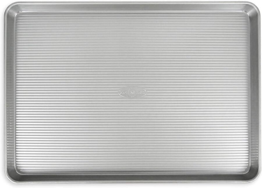 XL Bakplaat Ovenplaat Koekjes Bakken Gegolfd Oppervlak 20.25 x 14.25 Inch Zilver