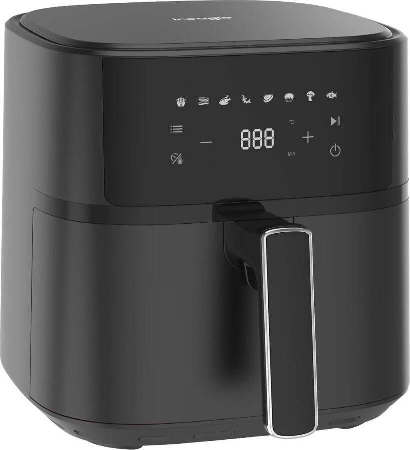 XL Heteluchtfriteuse 6 5L Gezond Koken met 8 Voorgeprogrammeerde Functies