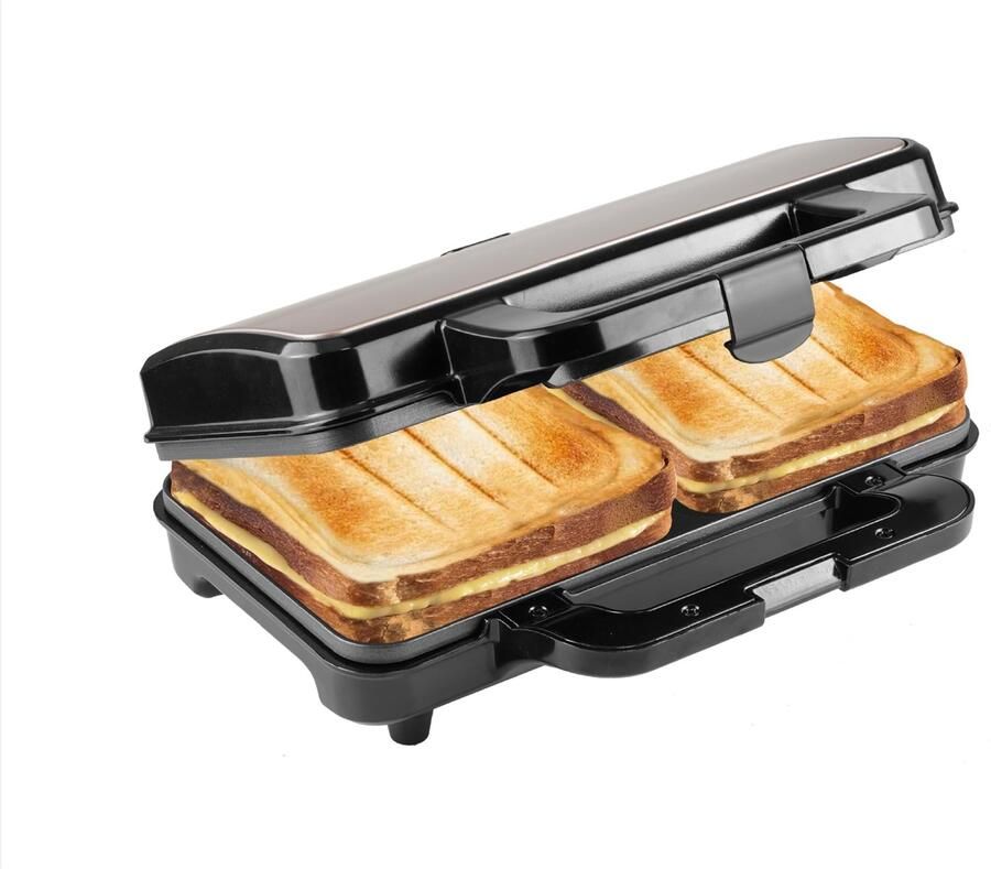 XL Sandwichmaker voor 2 Sandwiches Beige