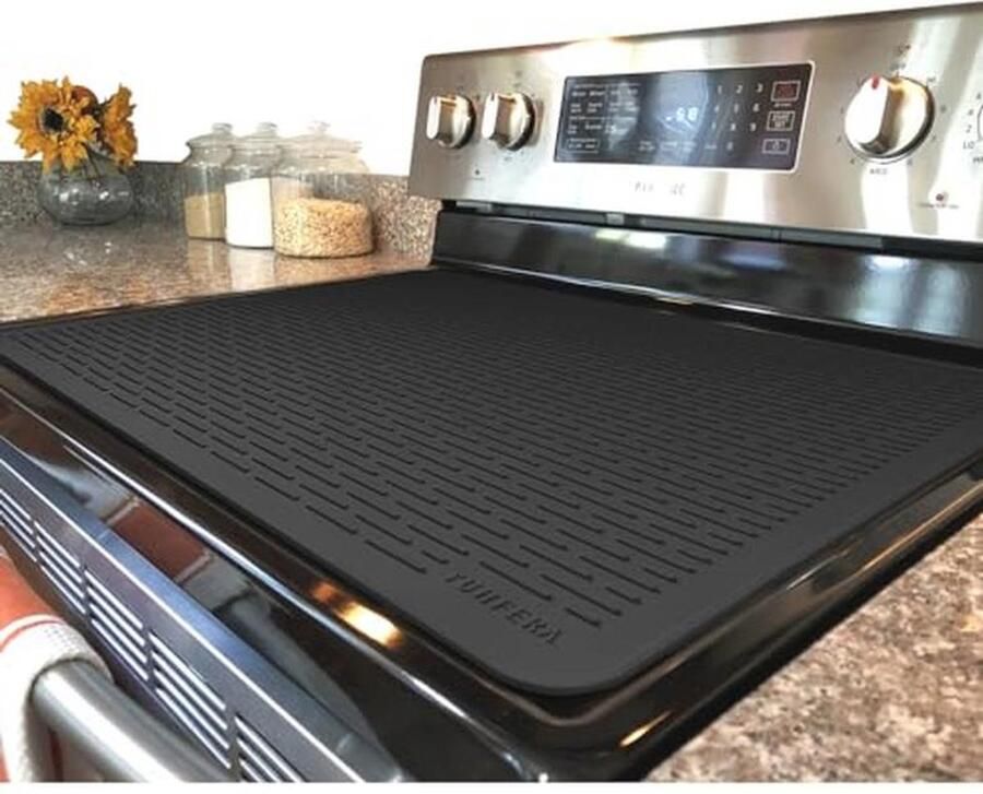 XL Siliconen Fornuis Top Cover voor Glazen Kookplaat Keuken Protector en Afwasmat