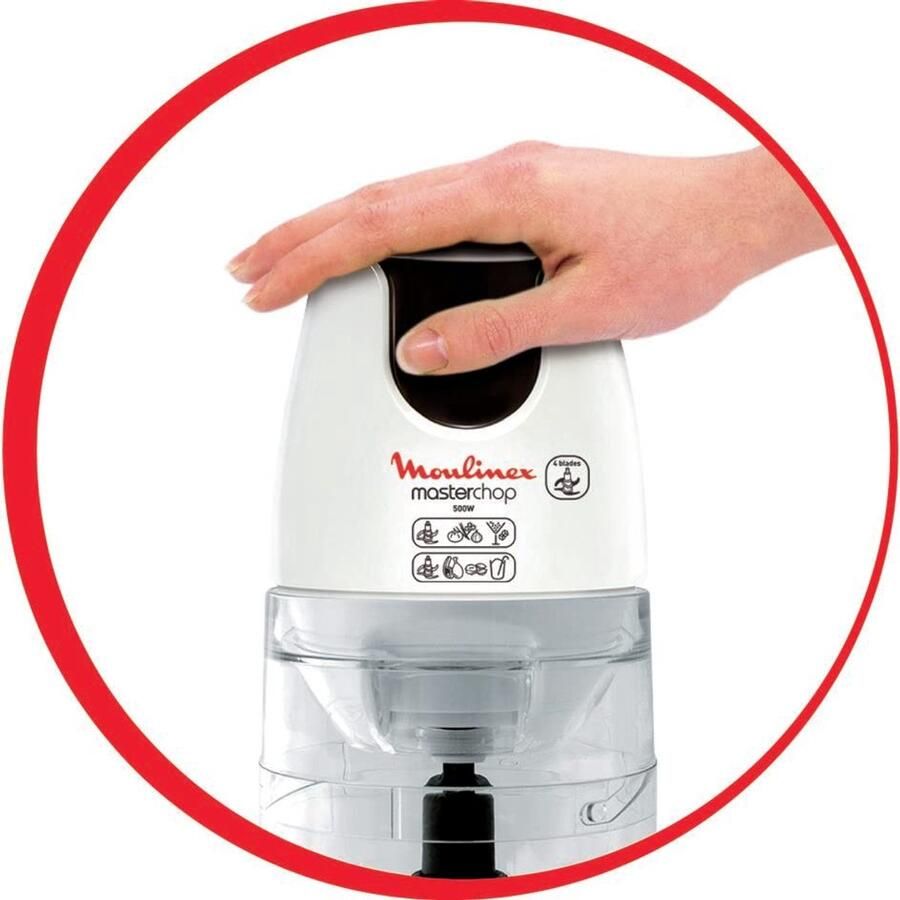 XL Vleesmolen 500W met Veiligheidsslot en 500ml Capaciteit