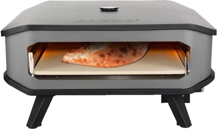 XXL Gas Pizzaoven op Stevige Trolley met Warmtemeter en Pizzasteen