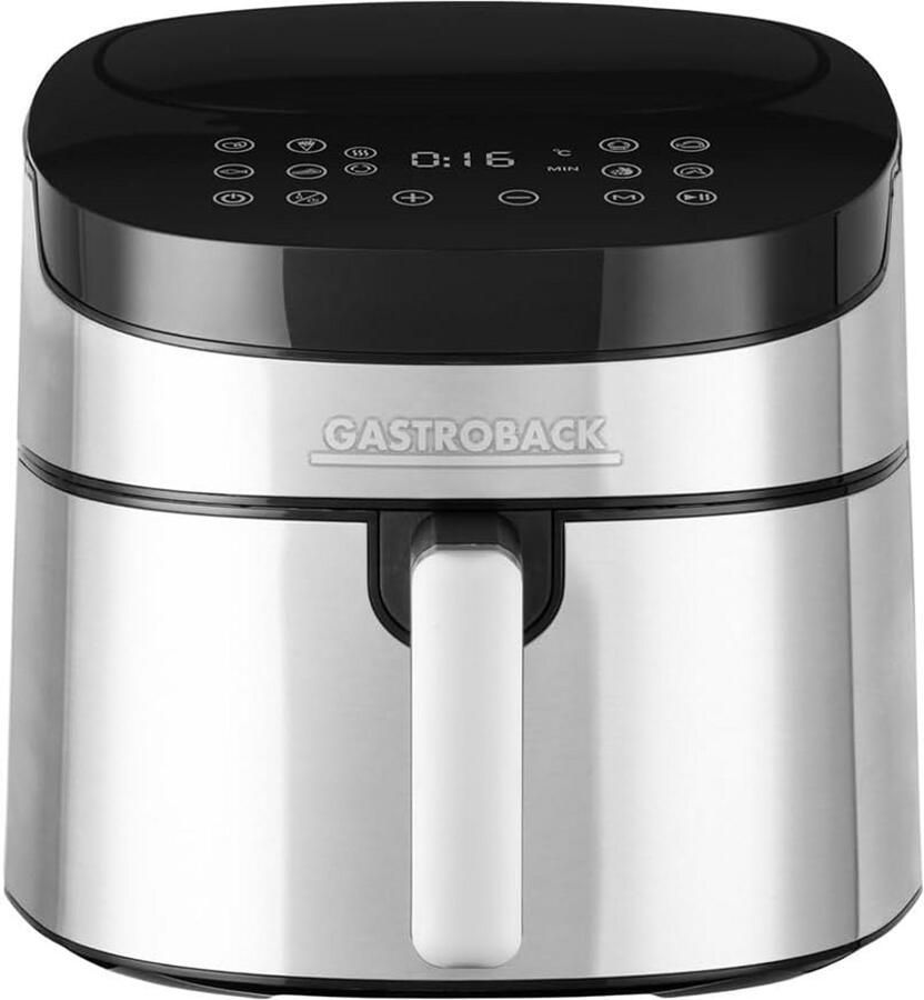 XXL Heteluchtfriteuse 6 5L met 8 Programma's en Touchscreen