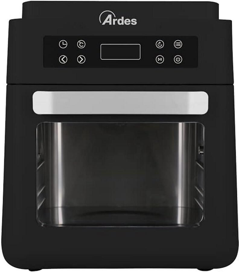 XXL Heteluchtfriteuse Oven 12 Liter 5-in-1 Airfryer met Rotisserie en Accessoires
