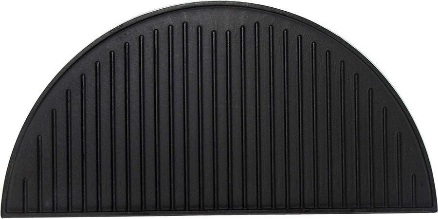 YNNI KAMADO Half Moon Massief Gietijzeren Rooster voor 20 inch buitendiameter grills Geschikt voor Aldi Grill post 2020 TQ20CRP
