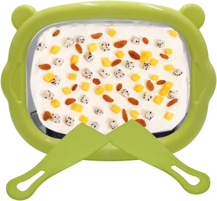 Yoghurtmachine Sorbetmaker Dessertmaker Ijsmaker Zelf Desserts Maken Geen Elektriciteit Nodig 21.5 x 16 cm Veelkleurig