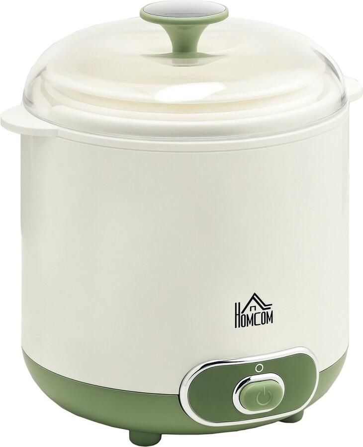 Yoghurtmaker Elektrische Yoghurtmaker Yoghurt Maker 1 5 L 2 Containers 2 Deksels 20W Wit