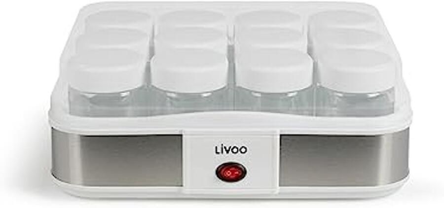 Yoghurtmaker en Kaasmaker voor Thuis 12 Potten 210ml Gezond en Economisch