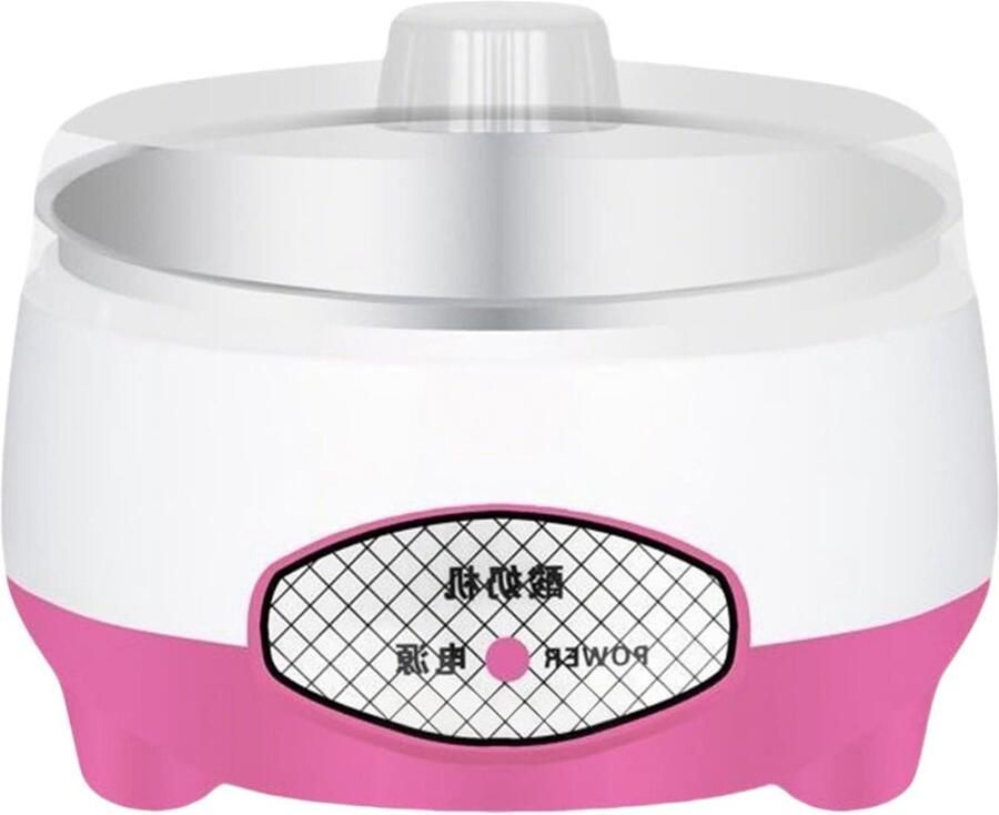 Yoghurtmaker Machine Melk Tool Thuis Yoghurt Maken Intelligent Temperatuur Systeem 1.2L Capaciteit Roze