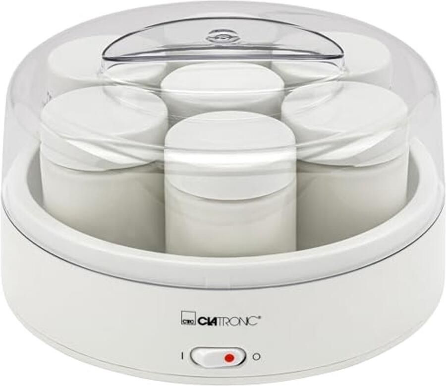 Yoghurtmaker met 7 portiepotjes voor 1 liter yoghurt