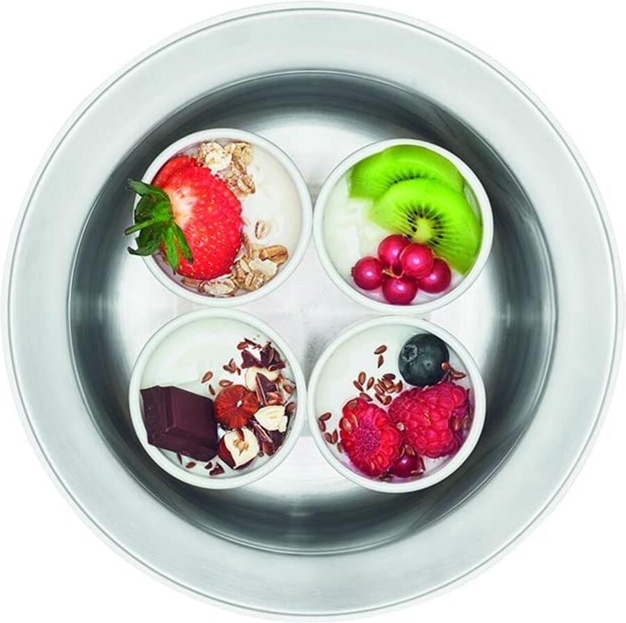 Yoghurtmaker voor Huisgemaakte Yoghurt en Plantaardige Dranken 6 Jars 20 W