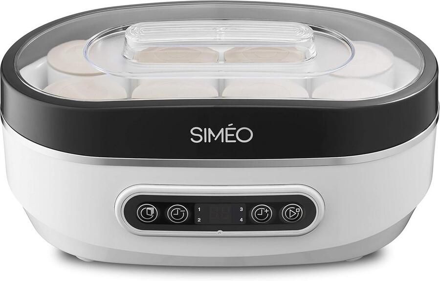 Yoghurtmaker voor Zelfgemaakte Yoghurt en Desserts Met Receptenboek