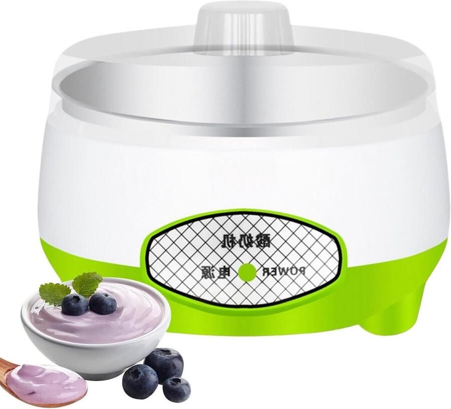 Yoghurtmaker Yoghurt apparaat Thuis Yoghurt Maken Automatische Temperatuurregeling 1.2 Liter Groen