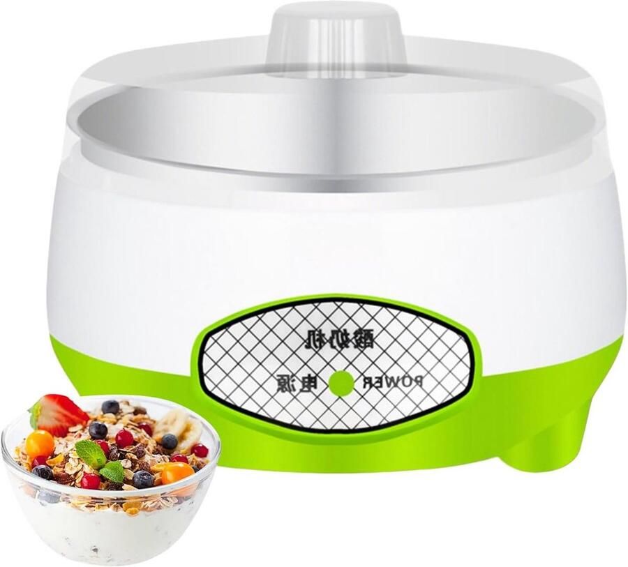 Yoghurtmaker Yoghurt Toestel Zelf Yoghurt Maken Slim Thermostaatsysteem 1.2 Liter Groen