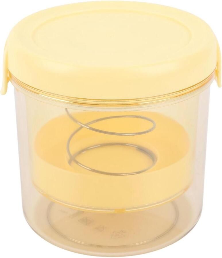 Yoghurtzeefmaker Keuken Gadget Dikke Yoghurt Maken Efficiënte Filtratie 13.5 x 13.5 cm Geel