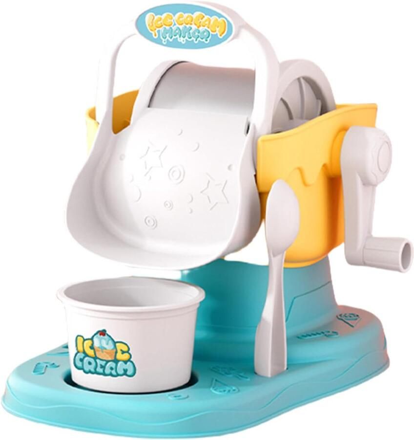 Yogurt Maker IJsmachine Dessertmachine Kinderen Amuseren Gladde Mengtechnologie 175 x 221 x 192 cm Geel