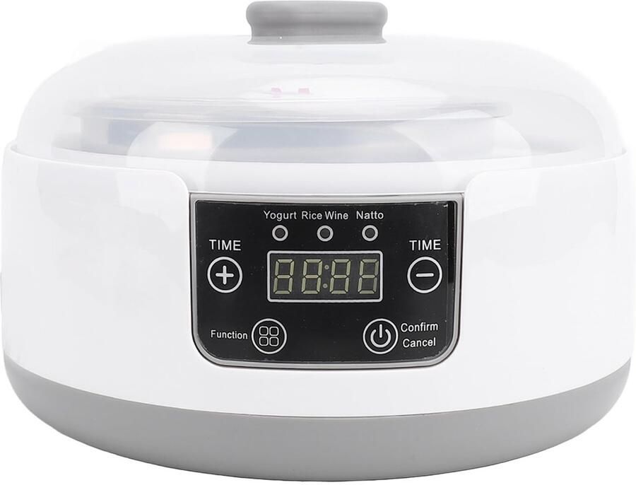 Yogurt Maker met Glas Jar en RVS Binnenvoering