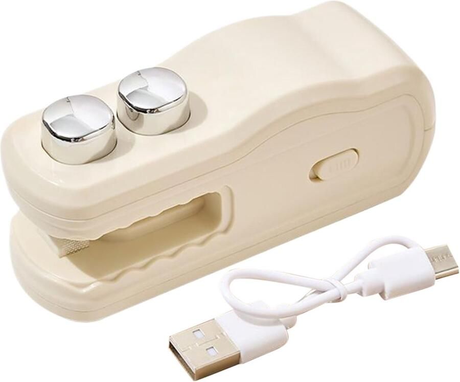Zak Afsluiter Verzegelmachine Keuken Voedsel Bewaren Oplaadbaar Magnetisch 9.6x3.3x4.4cm