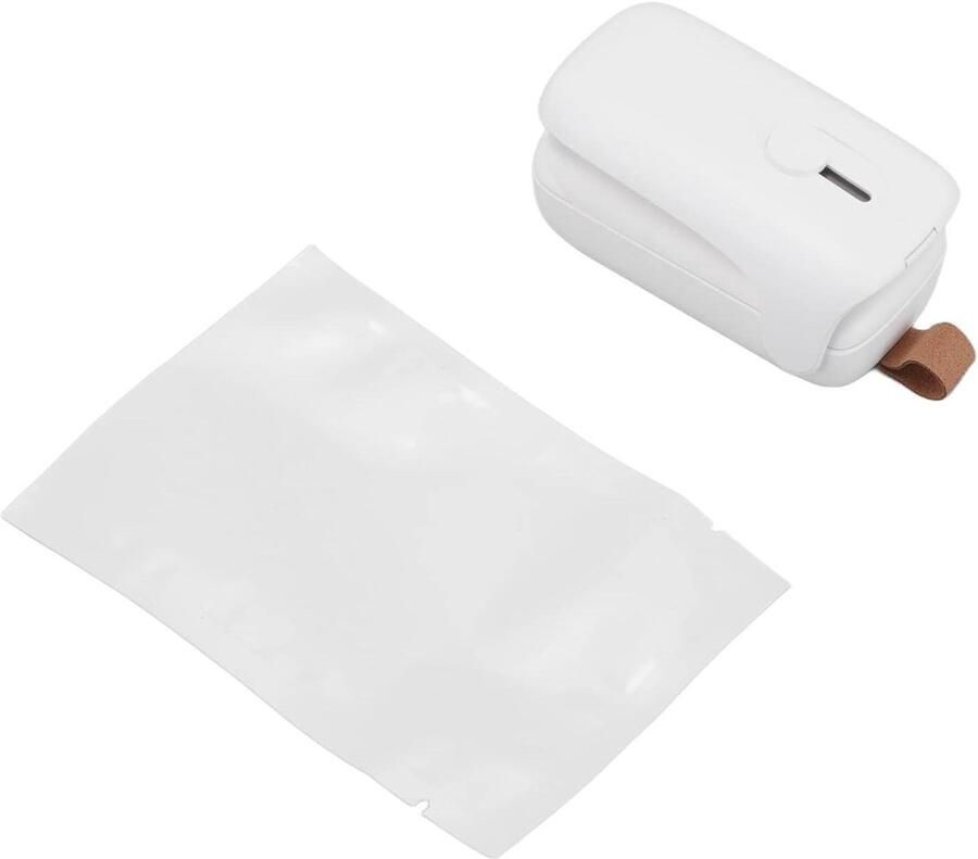 Zak Sealer Snack Sealer Voedsel Bewaren 2-in-1 Functie Compact Formaat Grijs