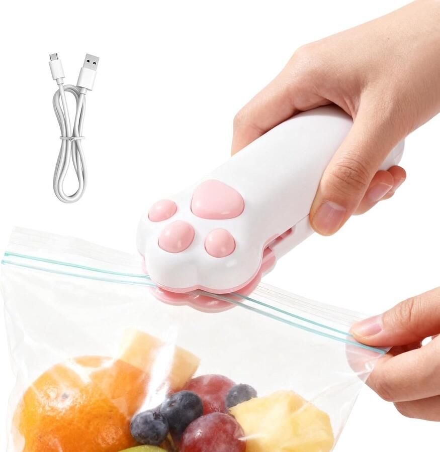 Zak Sealers Handheld sluitmachine Draagbare sluitmachine voor voedsel reizen slaapzaal restaurant appartement verhuur keuken hotel
