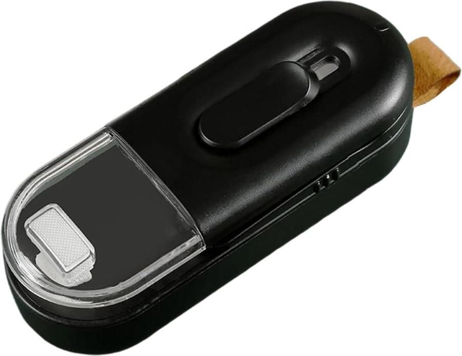 Zakafsluitmachine Chip Zaksluiters Voedsel Vers Houden Vochtvrije Opslag 11 cm Zwart
