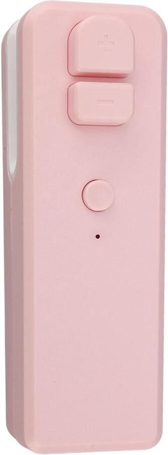 Zakkensluiter Mini sealer Plastic sealer Voedsel bewaren 2-in-1 snijder en sluiting Compact formaat Roze