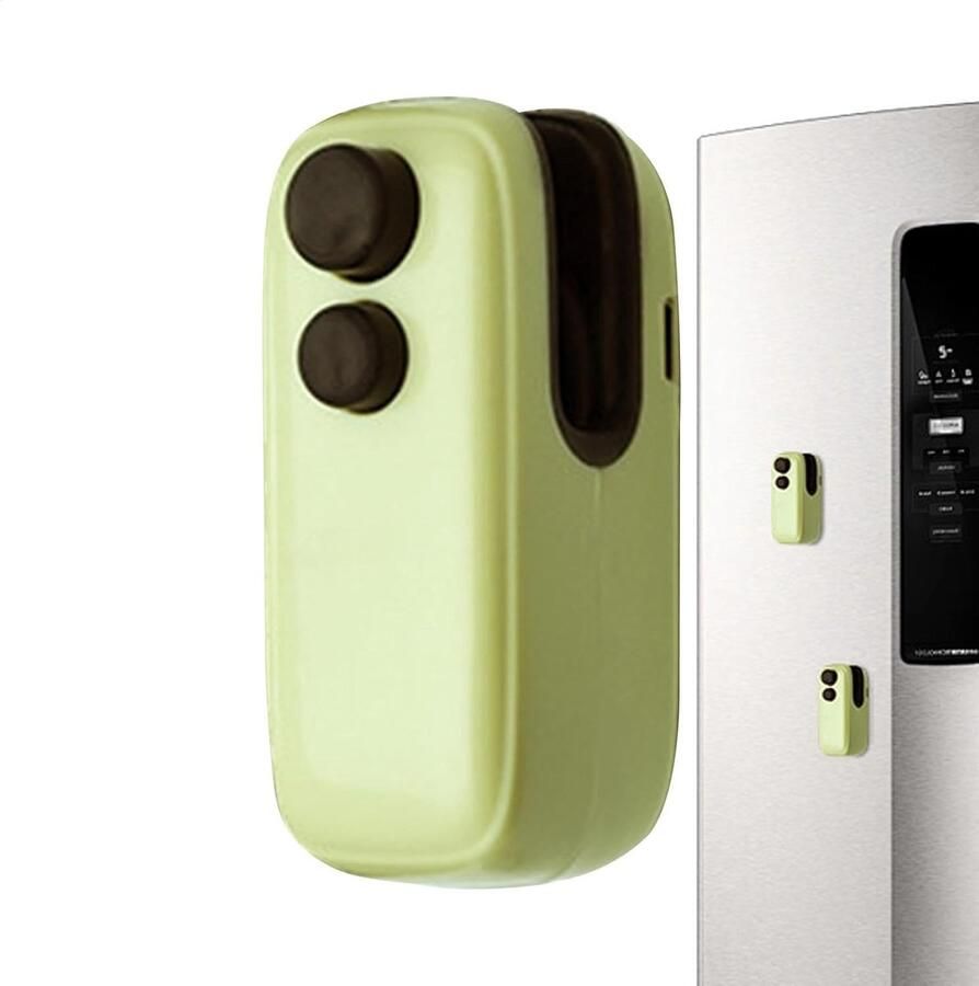 Zakkensluiter Sluitmachine Klein Voedsel Vers Houden 2-in-1 Snijden Sealen 8.5 cm Groen
