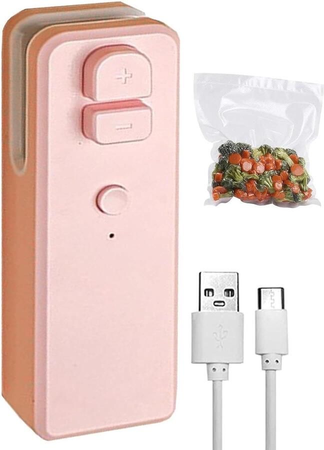 Zaksluiters Snijders Sealer Cutter Voedsel Vers Houden 2-in-1 Functie 10.9x4x4 cm Wit