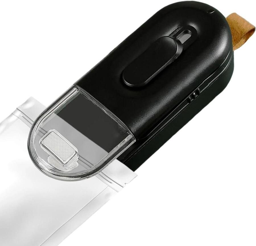 Zaksluitmachine Voedsel Saver Tool Voedsel Vers Houden Consistente Heat Sealing 11 x 383 cm Zwart
