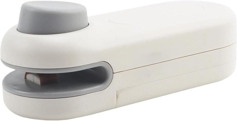 Zakverzegelaar Mini sealer Voedsel bewaren Magnetische achterkant 98 cm Wit