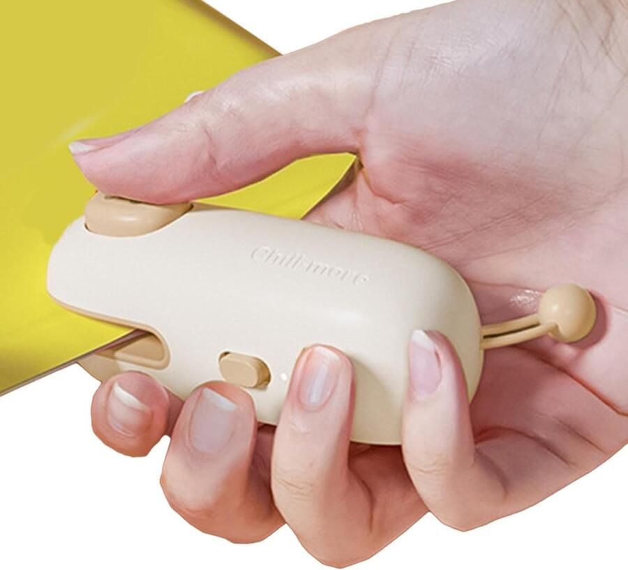 Zakverzegelaar Snijder Keuken Gadget Voedsel Vers Houden 2-in-1 Functie Compact Formaat Beer Model