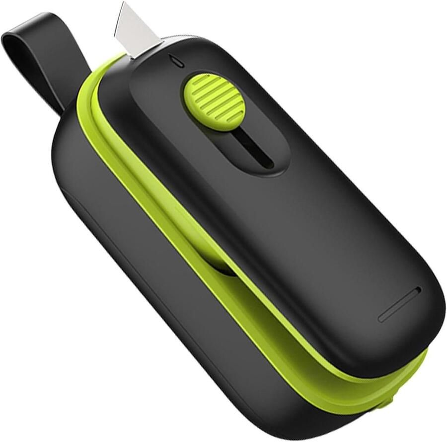 Zakverzegelaar Snijder Levensmiddelen Vers Houden 2-in-1 Functie 9 x 5 x 4 cm Zwart