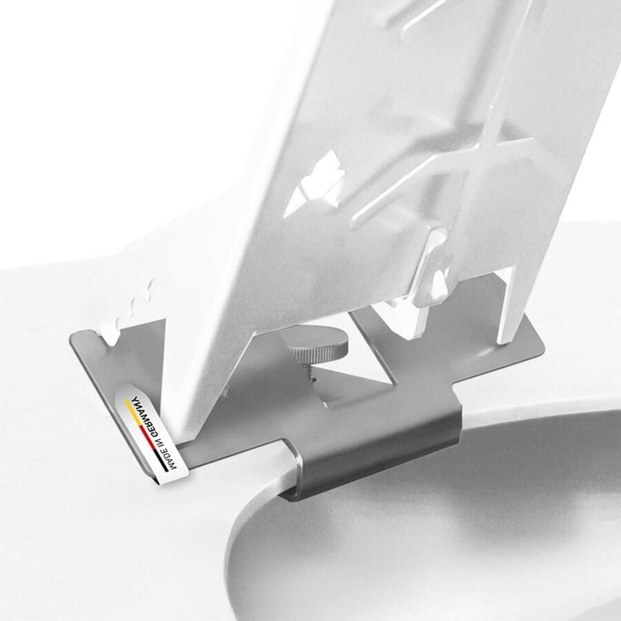 Zalmhouder Adapter Vuurplaat Montage Vis Grillen Universele Grip 5-15 mm Zilver