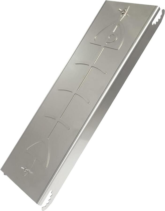 Zalmhouder Roestvrij Staal Vis Grill Klem Outdoor Koken Plat Duurzaam Design 54 cm Lengte