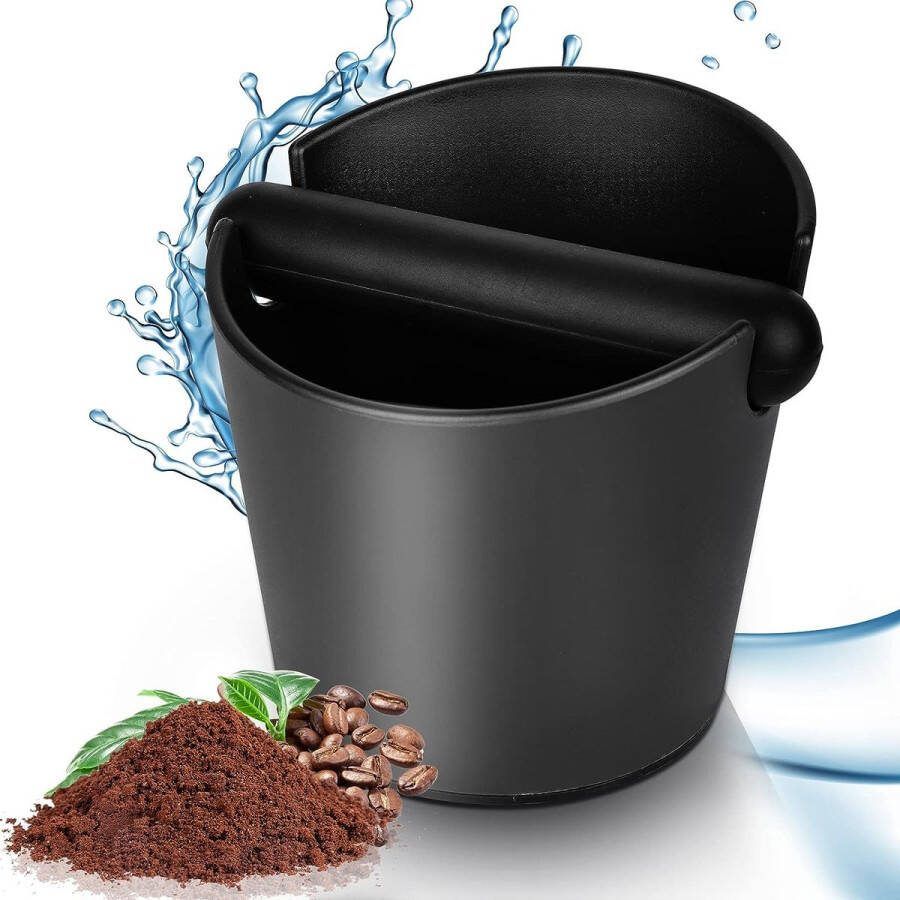 Nizirioo zeefdrager Knock Box: koffie klopbox afklopbak voor zeefdrager afslagdoos voor koffiedik espresso knock box machines koffiemachine afslagdoos koffieaccessoires