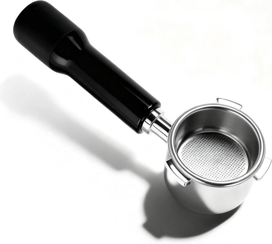 Zeefdrager zonder bodem Portafilter Naked Espresso bereiden Visuele diagnose stroom 51 mm Zilver