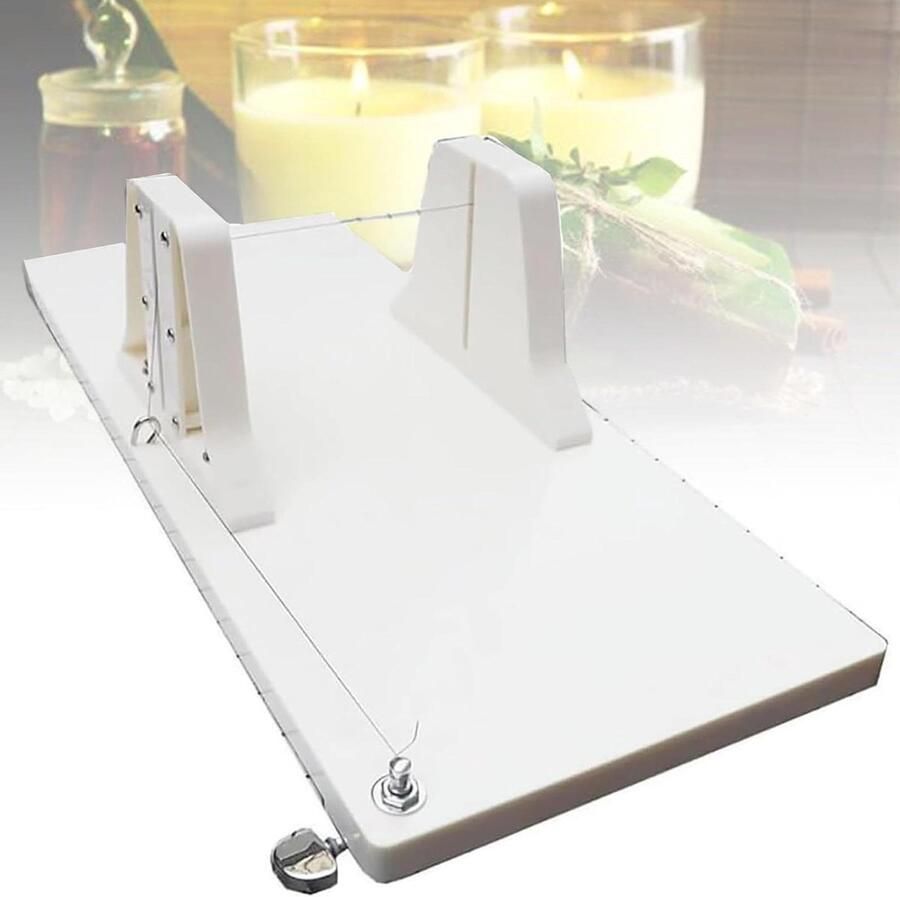 Zeepsnijder Handgemaakt Zeepbrood Snijder DIY Zeep Maken Precisie Snijdraad RVS Snijhoogte 9.5 cm Niet gespecificeerd