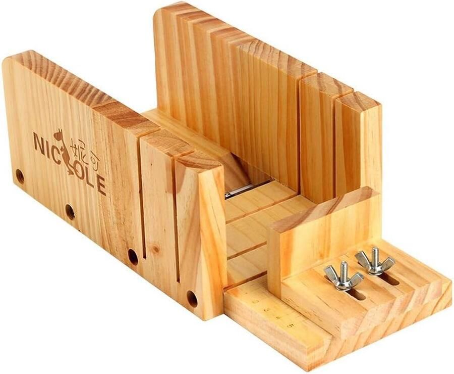 Zeepsnijder Houten Doos Broodsnijder Schaafmachine Zeep Maken Verstelbare Multifunctioneel 275 x 127 x 9 cm