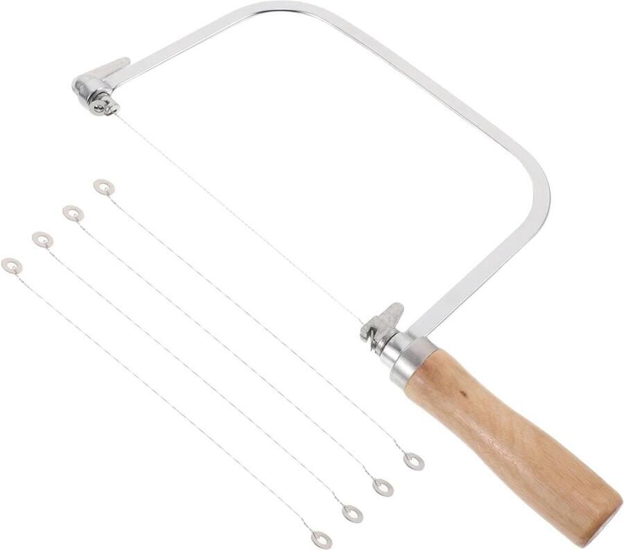 Zeepsnijder met Handvat Zeepsnijgereedschap Draadsnijder Handgemaakte Zeep Maken Verstelbare Snijbreedte 29.5 cm Niet gespecificeerd