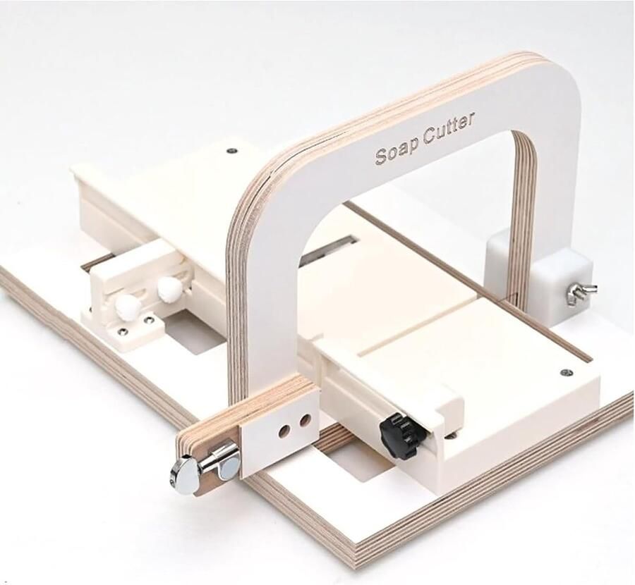 Zeepsnijder met schaaf Doe-het-zelf zeepmaker Zeep en boter snijden Instelbare dikte Bruin