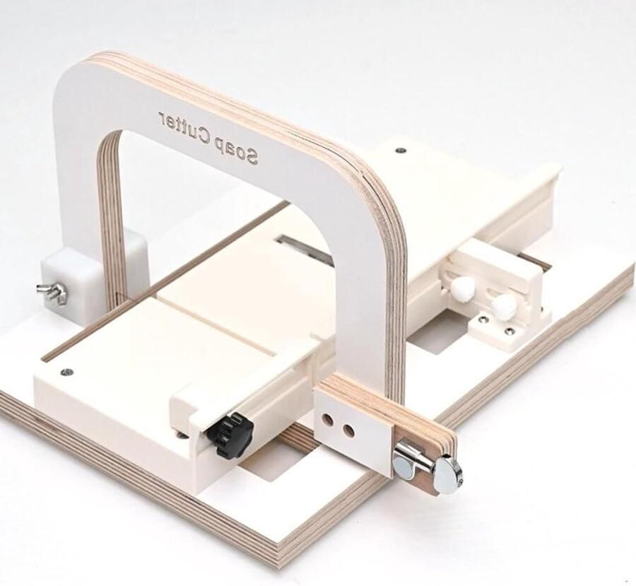 Zeepsnijder Zeepmaker Gereedschap Doe-het-zelf Zeep Maken Instelbare Dikte 3-in-1 Functie Bruin