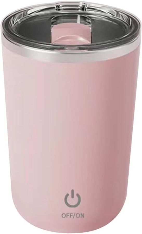 Zelf Roerende Mok Mixbeker Elektrisch Dranken Mengen IPX6 Waterdicht 350ml Capaciteit Roze