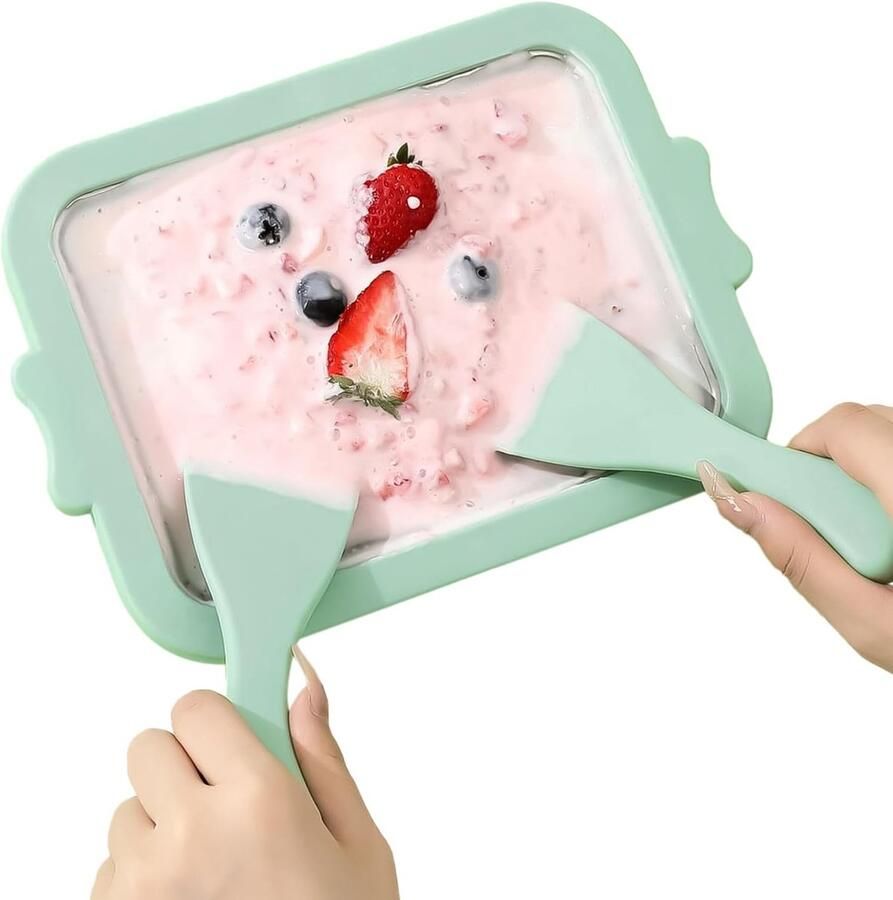 Zelfgemaakte ijsmachine Dessert maker Snelle desserts Roestvrij staal 245x175cm Veelkleurig