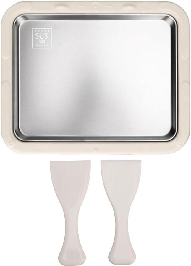 Zelfgemaakte IJsmachine Dessert Maker Snelle IJsbereiding Roestvrijstaal 26.5 cm