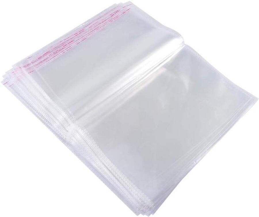 Zelfklevende cellofaanzakken 30 x 40 cm 100 stuks