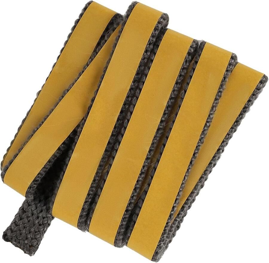 Zelfklevende Verwarmingsband voor Oven en Openhaard Hittebestendige Glasvezel Afdichting 20x4 mm 2.5m