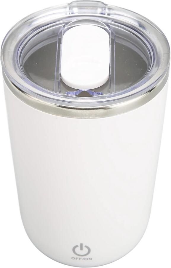 Zelfroerende Mok Automatische Beker Snel Drankjes Mengen Laag Geluidsniveau 350 Ml Wit